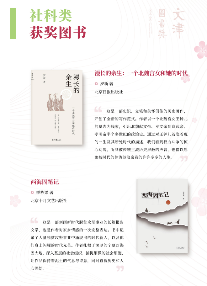 靈圖展覽丨開卷生花 閱享時(shí)代——第十八屆文津圖書獎(jiǎng)獲獎(jiǎng)圖書展